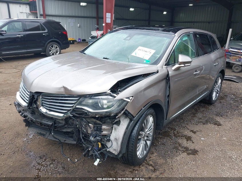 Vin: 2lmpj6lr2jbl44471, lot: 45832610, lincoln mkx reserve 20182