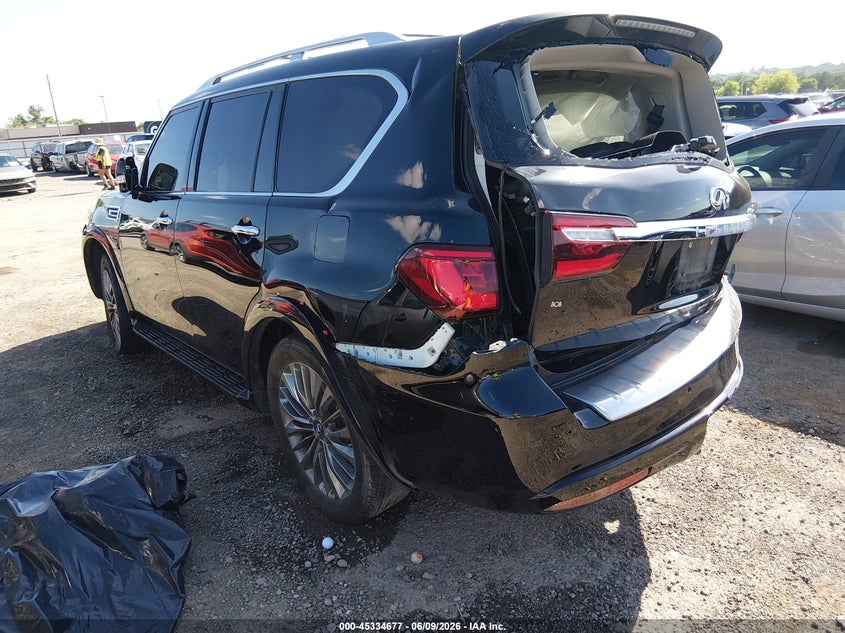 Vin: jn8az2nf8l9701814, lot: 45832613, infiniti qx80 luxe 20203