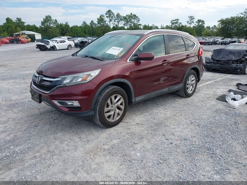 2016 Honda Cr-V Ex-L 2HKRM3H7XGH531136 photo 1