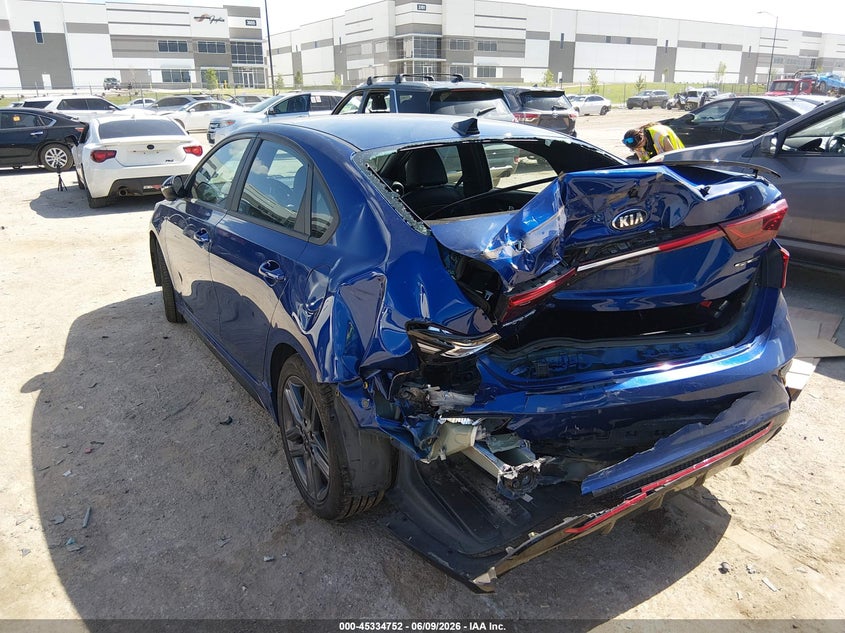 Vin: 3kpf34ad1me404576, lot: 45832688, kia forte gt-line 20213