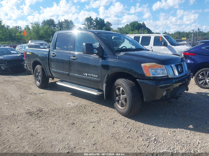 2015 Nissan Titan Pro-4X/S/Sl/Sv, Удар сзади, IAAI, VIN 1N6AA0EC0FN511513