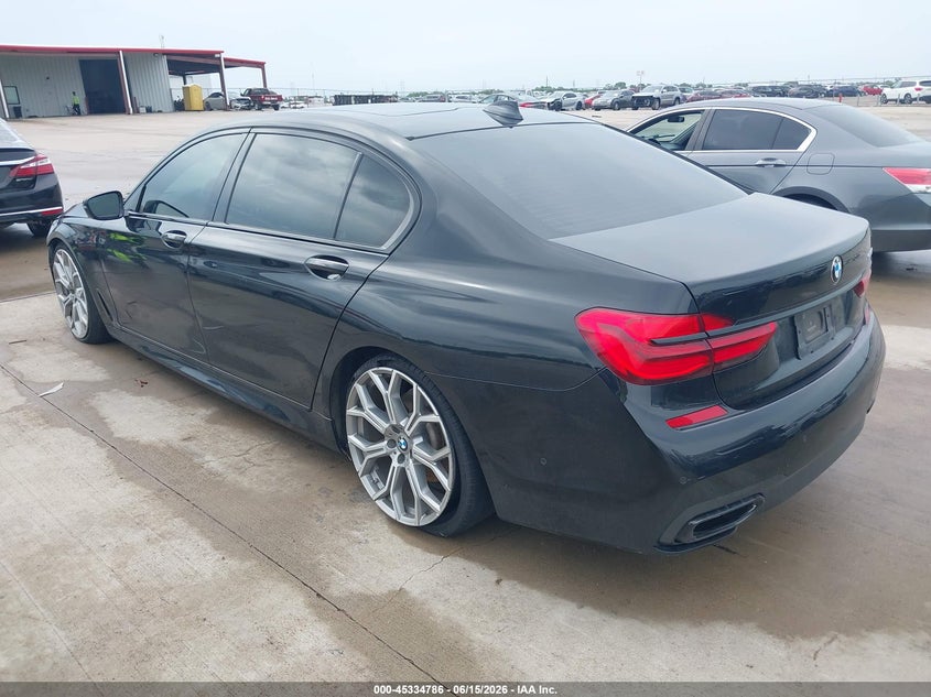 Vin: wba7f0c56kgm24861, lot: 45832722, bmw 750i 20193