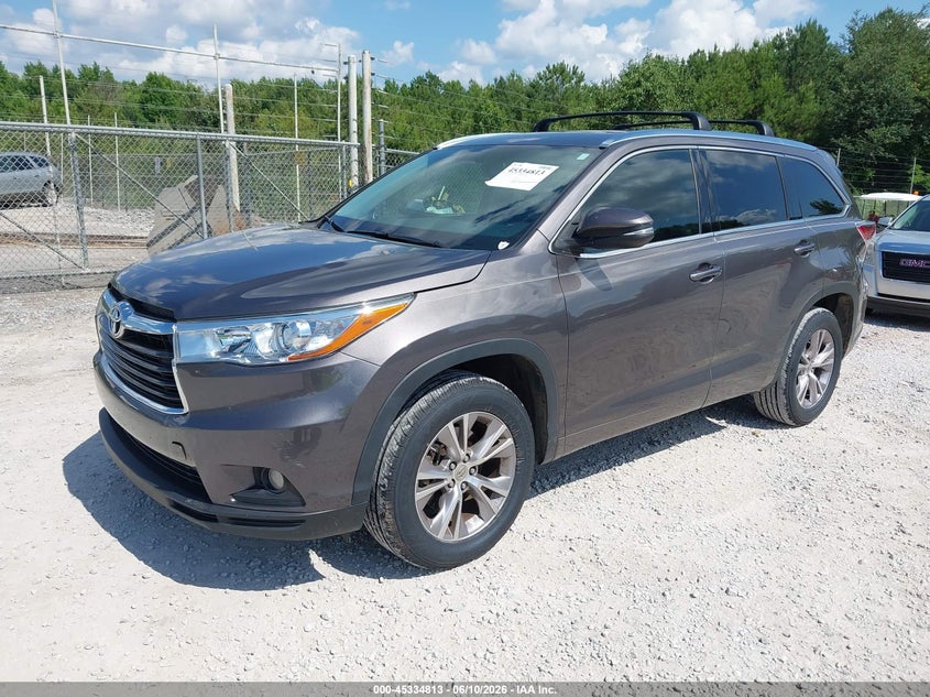 5TDKKRFH6FS051920 2015 Toyota Highlander Xle V6 photo 1
