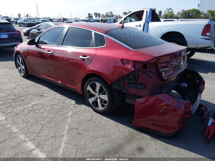 Vin: 5xxgt4l34lg407616, lot: 45832753, kia optima s 20203