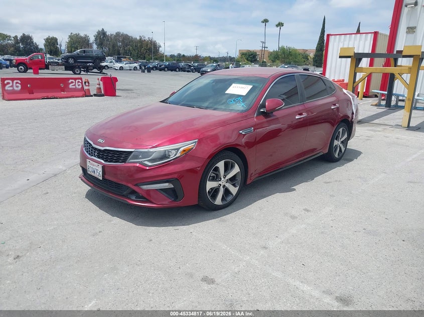 Vin: 5xxgt4l34lg407616, lot: 45832753, kia optima s 20202