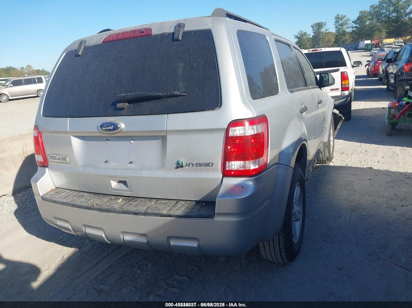2010 FORD ESCAPE HYBRID auction photo 4