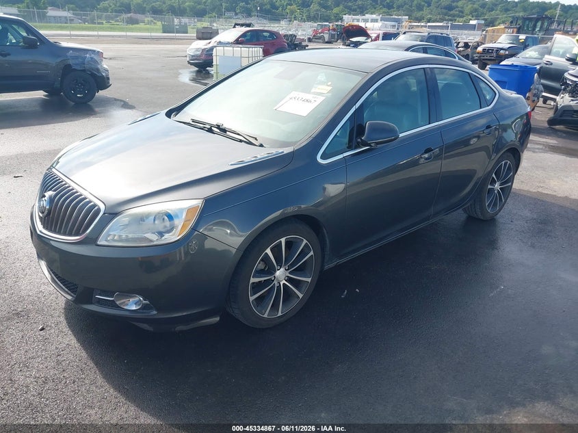 Vin: 1g4pr5sk7h4110222, lot: 45832803, buick verano sport touring 20172