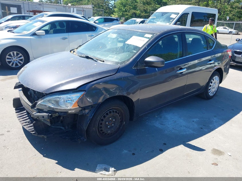 2014 Nissan Sentra S 3N1AB7APXEY240823 photo 1