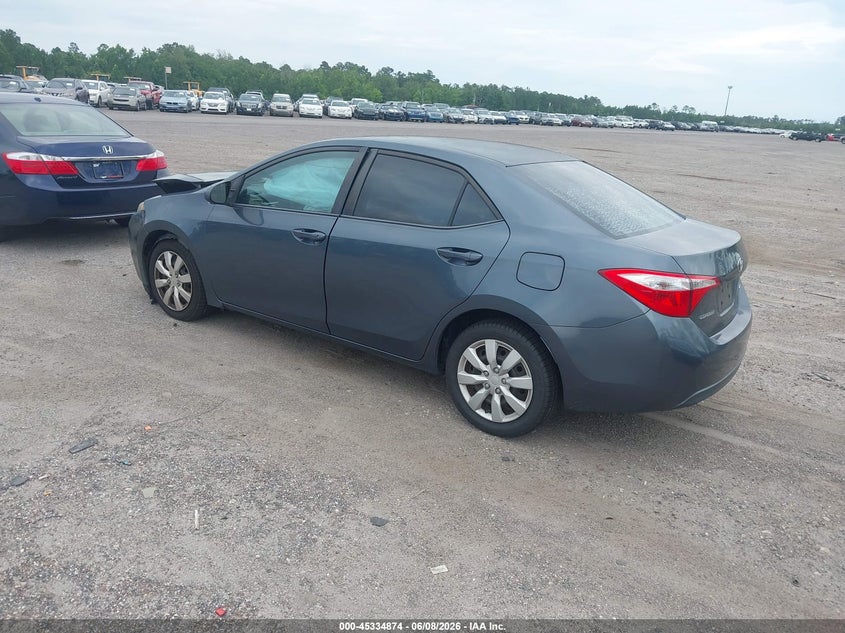 2016 TOYOTA COROLLA SEDAN 1.8L I-4 DOHC, VVT, 132HP
