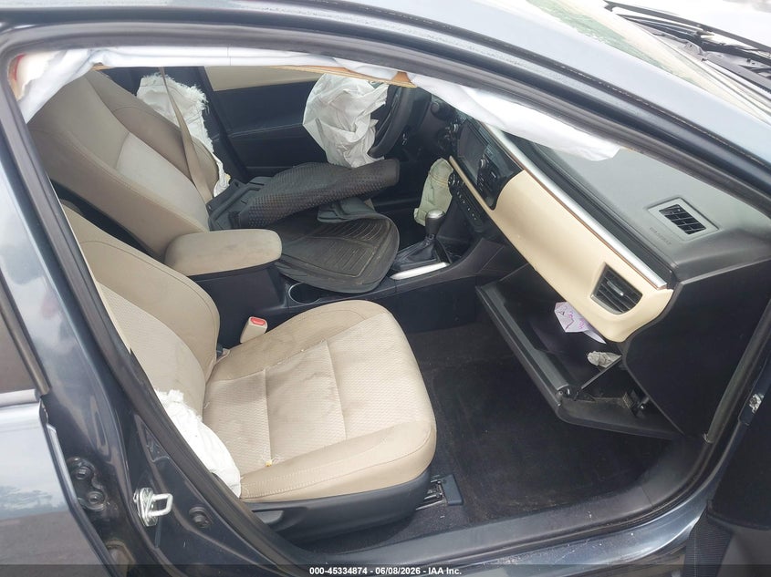 2016 TOYOTA COROLLA SEDAN 1.8L I-4 DOHC, VVT, 132HP