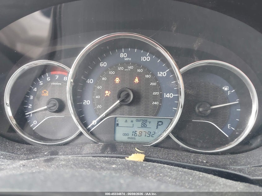 2016 TOYOTA COROLLA SEDAN 1.8L I-4 DOHC, VVT, 132HP