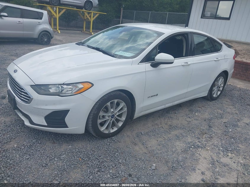 Vin: 3fa6p0lu7kr211449, lot: 45832823, ford fusion hybrid se 20192