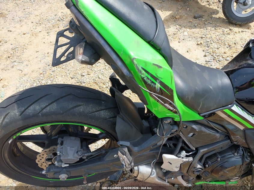 2017 Kawasaki Ex650 F VIN: JKAEXEK10HDA02515 Lot: 45334905