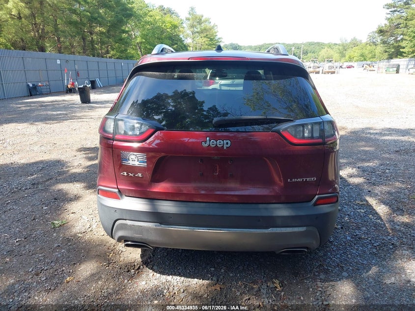2019 Jeep Cherokee Limited 4X4 VIN: 1C4PJMDXXKD409371 Lot: 45334935