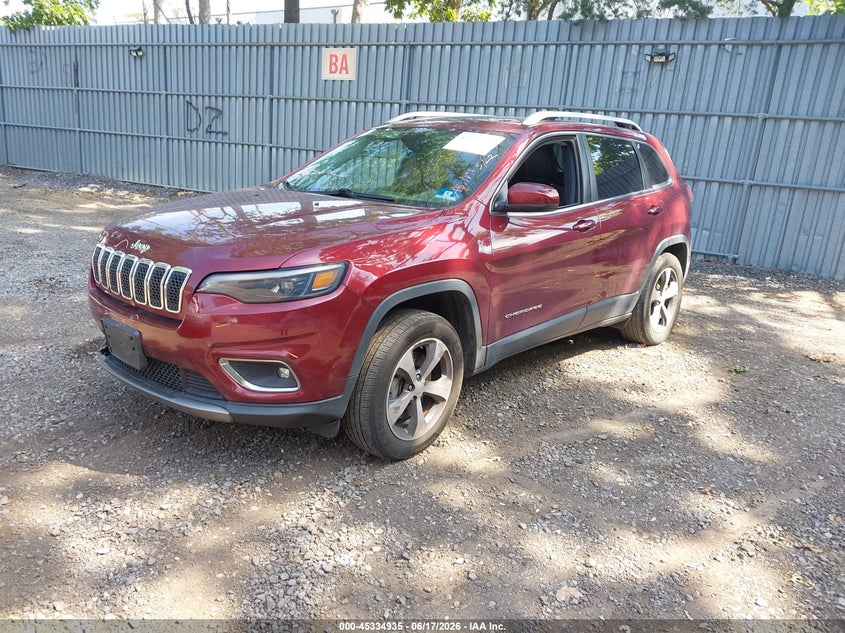2019 Jeep Cherokee Limited 4X4 VIN: 1C4PJMDXXKD409371 Lot: 45334935