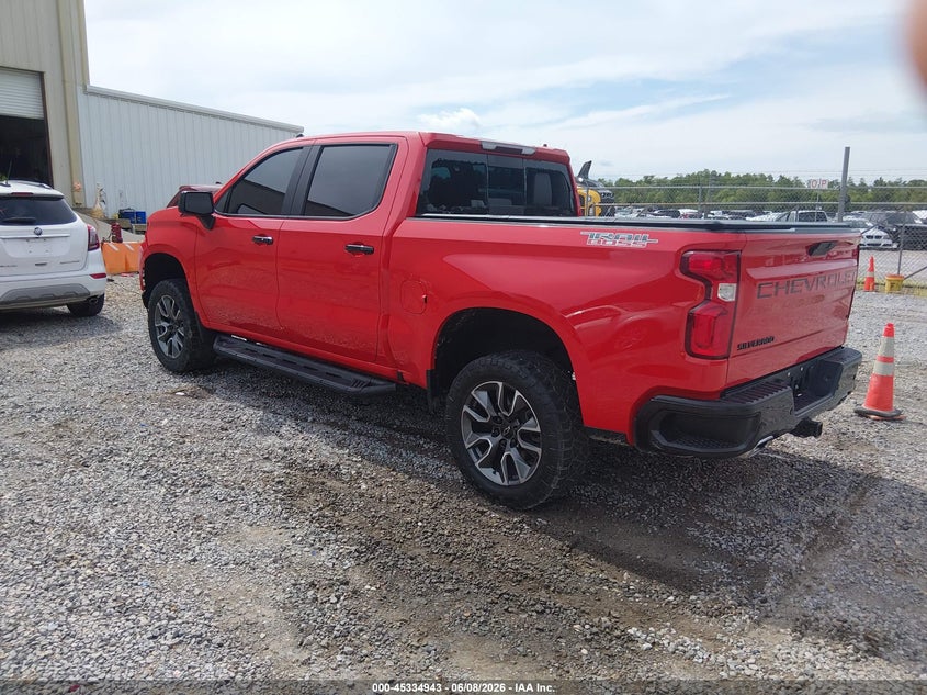 Vin: 1gcpyfed1mz160993, lot: 45832879, chevrolet silverado 1500 4wd  short bed lt trail boss 20213