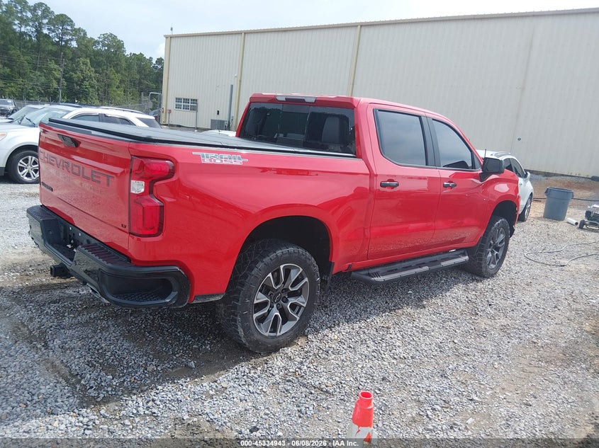 Vin: 1gcpyfed1mz160993, lot: 45832879, chevrolet silverado 1500 4wd  short bed lt trail boss 20214
