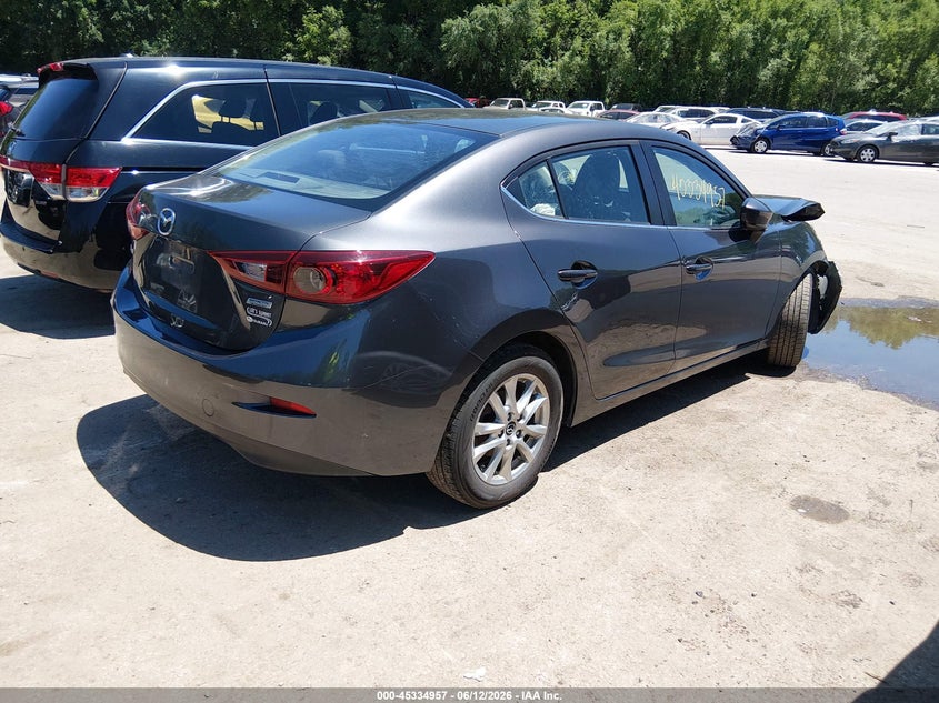 Vin: jm1bm1u76g1332152, lot: 45832893, mazda mazda3 i sport 20164