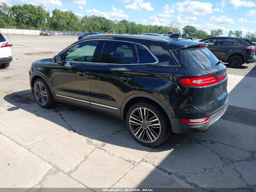 Vin: 5lmtj1bh7fuj31116, lot: 45832909, lincoln mkc black label 20153