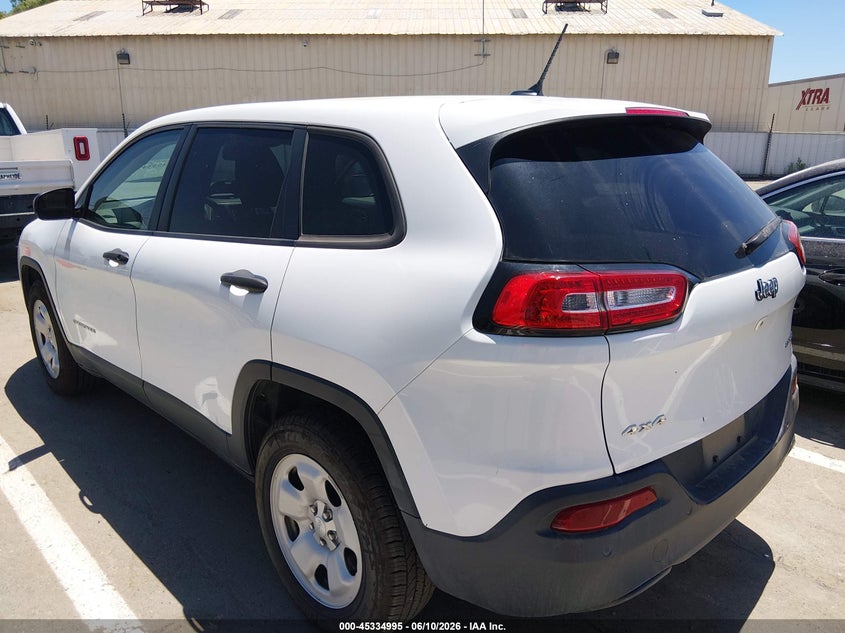 2017 Jeep Cherokee Sport 4X4 VIN: 1C4PJMAB0HD225042 Lot: 45334995