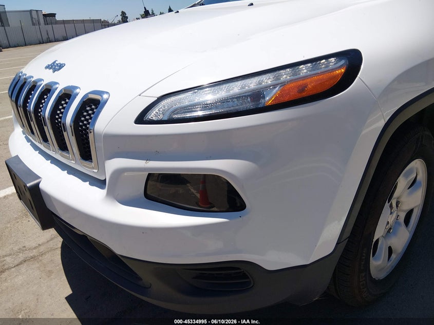 2017 Jeep Cherokee Sport 4X4 VIN: 1C4PJMAB0HD225042 Lot: 45334995