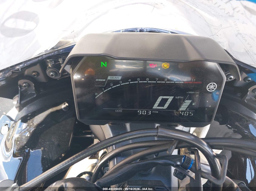 2025 Yamaha Yzfr7 VIN: JYARM38EXSA020892 Lot: 45335020