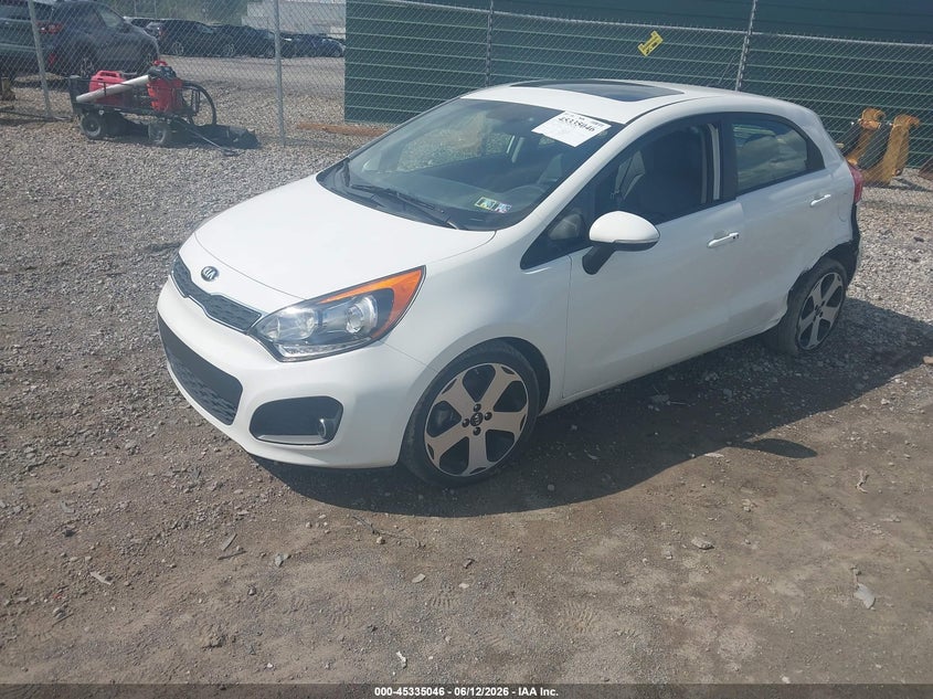 Vin: knadn5a37d6171790, lot: 45832982, kia rio sx 20132