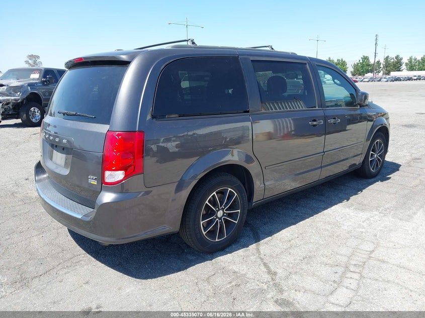 Vin: 2c4rdgeg3hr731744, lot: 45833006, dodge grand caravan gt 20174