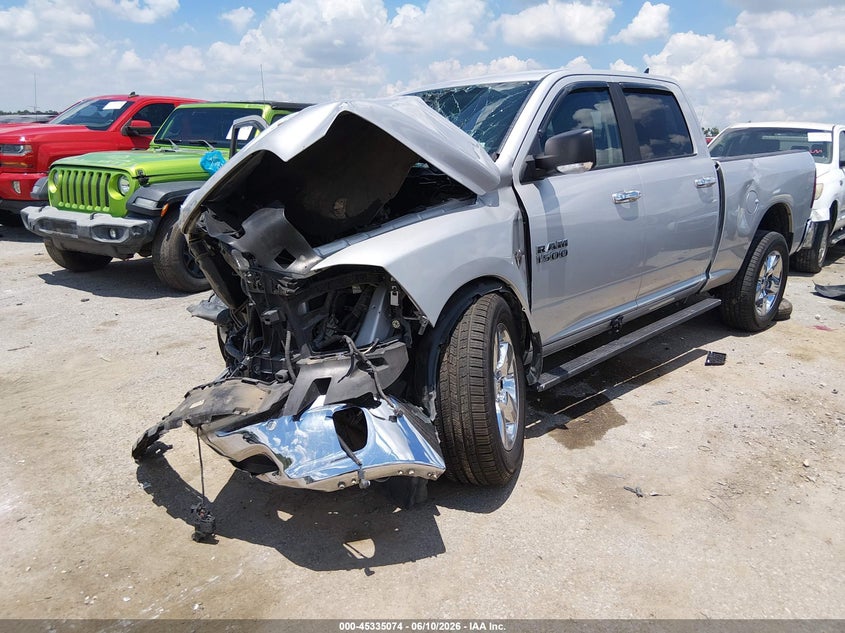 Vin: 1c6rr6tt5js180921, lot: 45833010, ram 1500 big horn  4x2 6'4 box 20182