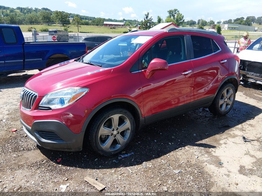 Vin: kl4cjasb1db180639, lot: 45833018, buick encore 20132