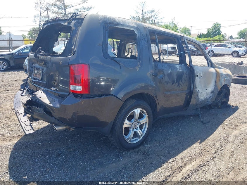 Vin: 5fnyf4h48db058137, lot: 45833028, honda pilot ex 20134