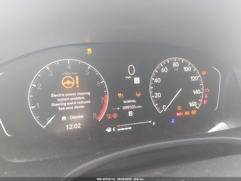 2022 HONDA CIVIC 2.0L I-4 DI, DOHC, V(VIN: 2HGFE2F57NH528200