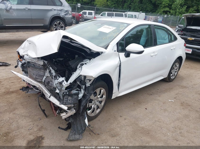 Vin: 5yfb4mde2sp252643, lot: 45833103, toyota corolla le 20252