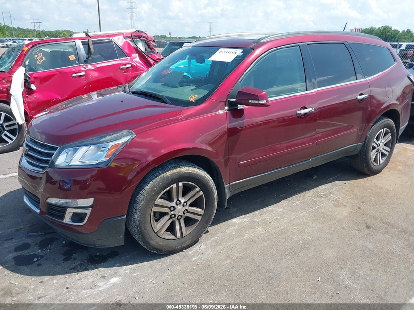 Vin: 1gnkrhkd3hj177037, lot: 45833134, chevrolet traverse 2lt 20172
