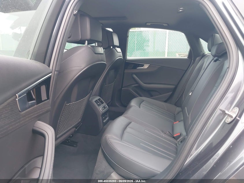 2021 AUDI A4 2.0L I-4 DI, DOHC, V(VIN: WAUEAAF48MA038902