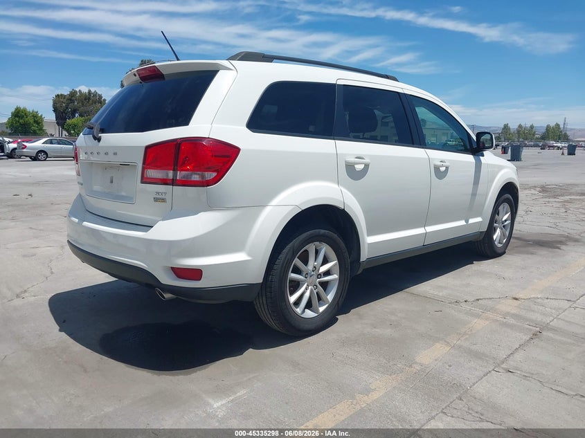 Vin: 3c4pdcbg3ht518519, lot: 45833234, dodge journey sxt 20174