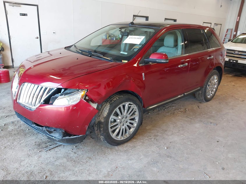 Vin: 2lmdj6jk5ebl11642, lot: 45833241, lincoln mkx 20142