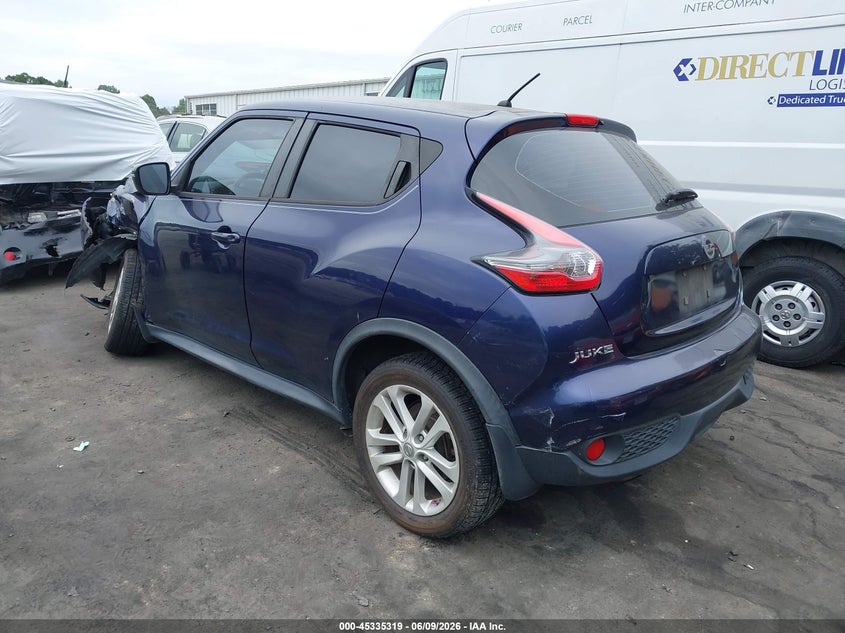 Vin: jn8af5mr4ft501767, lot: 45833255, nissan juke s 20153