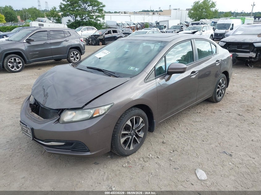 Vin: 2hgfb2f87eh515112, lot: 45833266, honda civic lx 20142