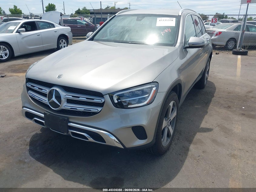 Vin: w1n0g8db4lf758097, lot: 45833294, mercedes-benz glc 300 20202