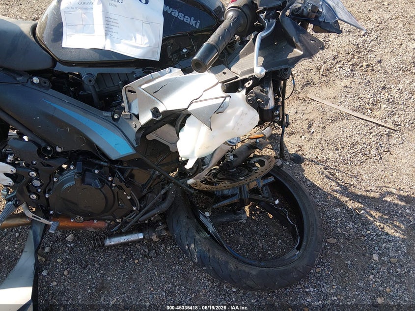 2025 Kawasaki Ex500 VIN: ML5EXGG18SDA57063 Lot: 45335418
