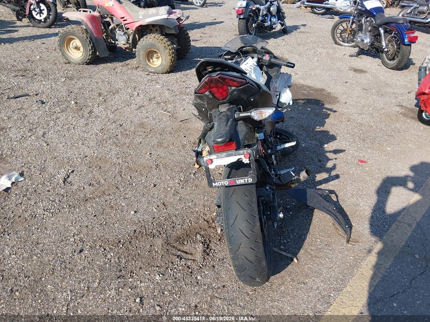 2025 Kawasaki Ex500 VIN: ML5EXGG18SDA57063 Lot: 45335418