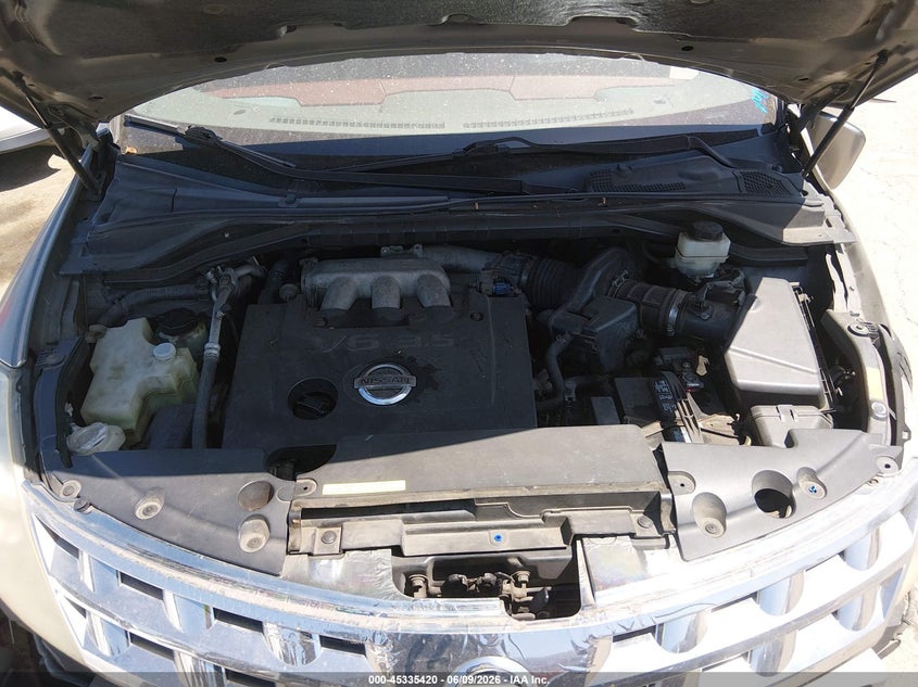 2004 Nissan Murano Sl VIN: JN8AZ08T54W212294 Lot: 45335420