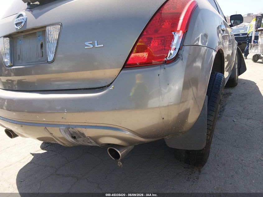 2004 Nissan Murano Sl VIN: JN8AZ08T54W212294 Lot: 45335420