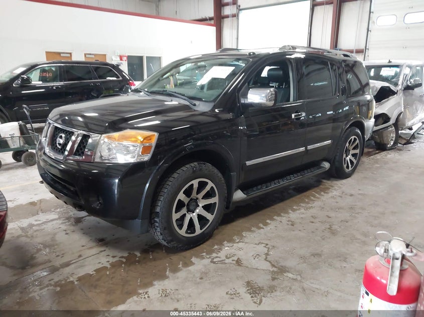 Vin: 5n1aa0nc3bn610397, lot: 45833379, nissan armada sl 20112
