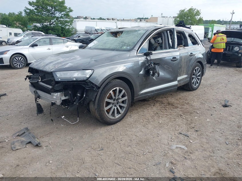 Vin: wa1lhaf7xjd034435, lot: 45833388, audi q7 2.0t premium 20182