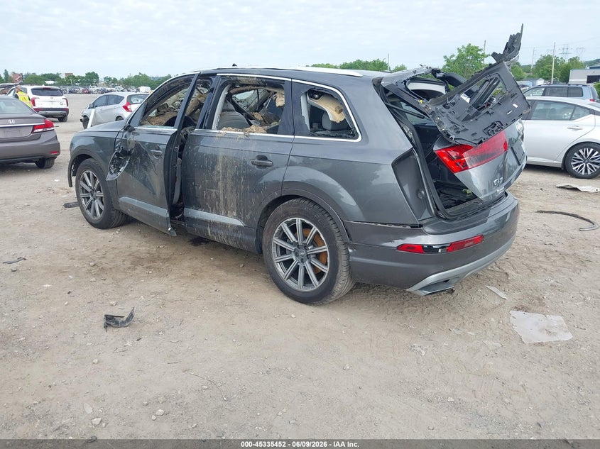 Vin: wa1lhaf7xjd034435, lot: 45833388, audi q7 2.0t premium 20183