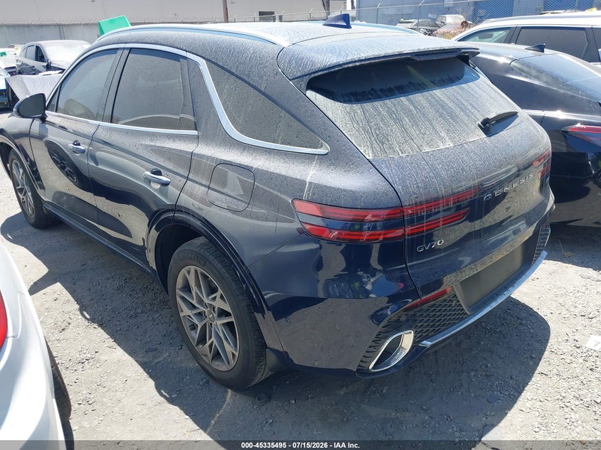 Vin: kmumadtb5pu098610, lot: 45833431, genesis gv70 2.5t awd 20233