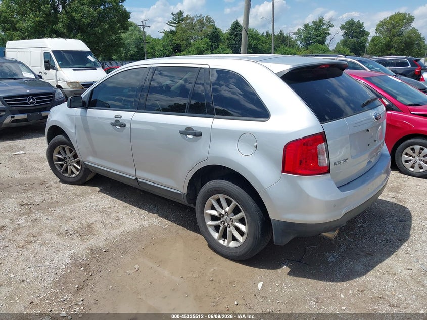Vin: 2fmdk3gc9eba44996, lot: 45833448, ford edge se 20143