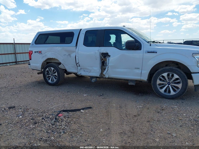 VIN 1FTEX1EP4HKD02369 2017 FORD F-150 XL